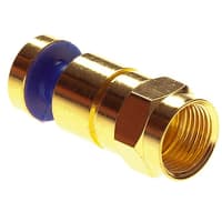 Platinum Tools F RGB Compression 23AWG, Gold Pl. (Bulk, 1ea.) Pkg 25pc/Bag.