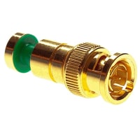 Platinum Tools BNC RGB Compression 24AWG, Gold Pl. (Bulk, 1ea.) Pkg 25pc/Bag.