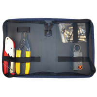 Platinum Tools Basic Coax F Compression Kit, w/Zip Case. Box.