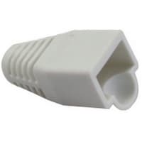 Platinum Tools RJ45 Boot, 5.5mm Max OD, White. (Bulk, 1ea.) Pkg 100pc/Bag.