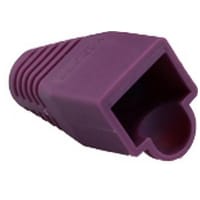 Platinum Tools RJ45 Boot, 5.5mm Max OD, Purple. (Bulk, 1ea.) Pkg 100pc/Bag.