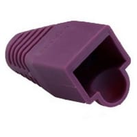 Platinum Tools RJ45 Boot, 6.5mm Max OD, Purple. (Bulk, 1ea.) Pkg 100pc/Bag.