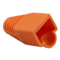 Platinum Tools RJ45 Boot, 6.5mm Max OD, Orange. (Bulk, 1ea.) Pkg 100pc/Bag.