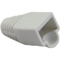 Platinum Tools RJ45 Boot, 7.0mm Max OD, White. (Bulk, 1ea.) Pkg 100pc/Bag.