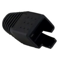 Platinum Tools RJ45 Boot, 8.0mm Max OD, Black. (Bulk, 1ea.) Pkg 100pc/Bag.