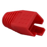 Platinum Tools RJ45 Boot, 8.0mm Max OD, Red. (Bulk, 1ea.) Pkg 100pc/Bag.