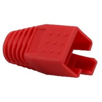 Platinum Tools RJ45 Boot, 8.5mm Max OD, Red. (Bulk, 1ea.) Pkg 100pc/Bag.