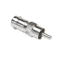 Platinum Tools Adapter, RCA Male/BNC Female. 2/Clamshell.