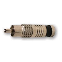 Platinum Tools RCA RG6 Compression Connector, Nickel Pl. 50/Jar.