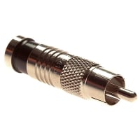 Platinum Tools RCA RG6 RA, Nickel Pl. 3/Clamshell.