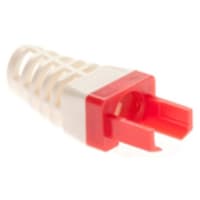 Platinum Tools Strain Relief for Cat6, (Red). 50/Clamshell.