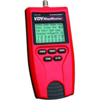 Platinum Tools VDV MAPMASTER VOICE, DATA AND VIDEO TESTER W/ (1) RJ45, (1) F REMOTE