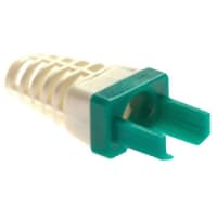 Platinum Tools Strain Relief for Cat6, (Green). 50/Clamshell.