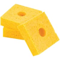 Plato Products Soldering Sponge 10 Pk, Cellulose, 2.7x2.7.0.625, ANSI (J-STD-001B), CS Series