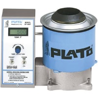 Plato Products Solder Pot, 350 W, 120 VAC, 496 C, LCD, Three, 2.5 in., 1.5 in., 2 lbs.