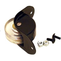 Platt Luggage Wheel, Polyurethane, Steel Housing, Includes Screws, For Use w/Most Platt Cases