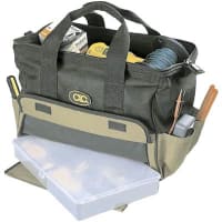 Platt Luggage Tote Bag; large; 14 pockets; rugged polyester fabric; 16x9x12; padded handles