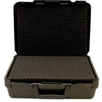 Platt Luggage Case, Foam-Filled, Polyethylene, 13.5 in., 10 in., 4.375 in., 4 in.