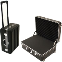 Platt Luggage HEAVY-DUTY POLYETHYLENE CASE WITH WHEELS AND TELESCOPING HANDLE