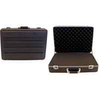 Platt Luggage Case; med duty; ABS; aluminum frame; pick-n-pluck foam; key lock; 21x16x7