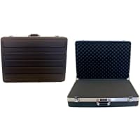 Platt Luggage Case; med duty; ABS; aluminum frame; pick-n-pluck foam; key lock; 29x22x9