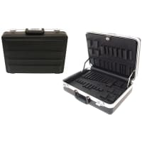 Platt Luggage Case; deluxe; polyethylene; molded divider & pallets; int 19x15x7