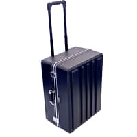 Platt Luggage Equipment Case, Heavy-Duty, Polyethylene, w/Cubed Foam/Wheels/Telescoping Handle