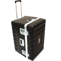 Platt Luggage Heavy-Duty ATA Equipment Case, w/Wheels/Cubed Foam/Telescoping Handle, 15in Depth