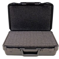 Platt Luggage Equipment Case, 504 Blow Molded, Double Latch, w/Handle, Cubed Foam/Flat Cushion