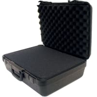 Platt Luggage Equipment Case, 706 Blow Molded, Double Latch, w/Handle, Cubed Foam/Flat Cushion