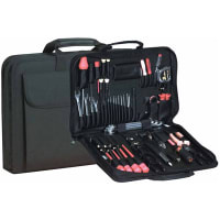 Platt Luggage Tool Carrying Case, for Machine/Copier Repair, Sewn Pockets, Document Holder