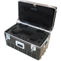 Platt Luggage Transporter Tool Case, w/Pallets/Wheels/Telescoping Handle/Double Latch/TSA Lock