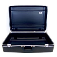 Platt Luggage Case; Polyethylene; Heavy-Duty; w/Parallel Rib Pattern; Without Foam