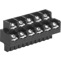 Amphenol Pcd Terminal Block Connector, Plug, Screw, 11, 5.08 mm, 26-12 AWG, 15 A, 300 V