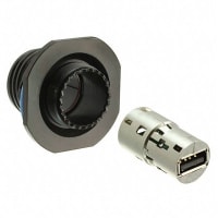 Amphenol Pcd Connector USB-A RCPT SQ JAM NUT-SOLDR