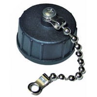 Amphenol Pcd connector accessory, usb-b cap w/metal chain for usb-b jam nut receptacle