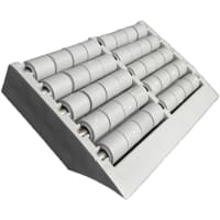 POBCO, Inc. Modular Transfer Plates with Grey Acetal Rollers, 73mm Width, 115mm Length