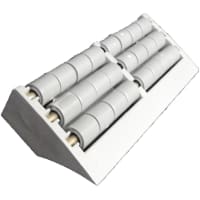 POBCO, Inc. Modular Transfer Plates with Grey Acetal Rollers, 49mm Width, 115mm Length