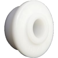 POBCO, Inc. Roll End Bearing, Molded Acetal, for 1-1/2in Schedule 40 PVC, 5/8in Shaft