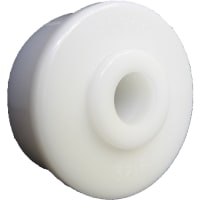 POBCO, Inc. Roll End Bearing Molded Acetal, for 2in Diameter, 16 Gauge, 1/2in Shaft