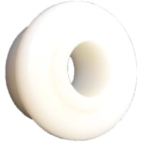 POBCO, Inc. Roll End Bearing, Molded Acetal, for 1in Schedule 40 PVC, 1/2in Shaft