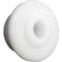 POBCO, Inc. Roll End Bearing, Molded Acetal, for 1-1/2in Schedule 80 PVC, 1/2in Shaft