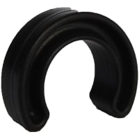 POBCO, Inc. Clamp Spacer, Black Acetal, for 1in Shaft, 1/2in Wide