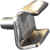 POBCO, Inc. Stainless Steel Two Piece Clip, 304SS, 5/16-18 Thread x 5/8in Length