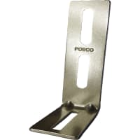 POBCO, Inc. Stainless Angle Bracket, 304SS, 1/8in Thick x 2-3/4in x 5-1/8in