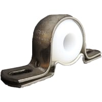 POBCO, Inc. Pillow Block Bearing, Stainless Housing, UHMW Insert, 3/4in Shaft