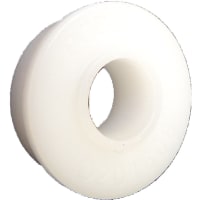 POBCO, Inc. Roll End Bearing, Molded Acetal, for 1-1/4in Diameter, 16 Gauge, 1/2in Shaft