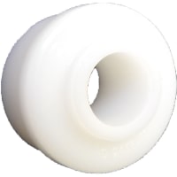 POBCO, Inc. Roll End Bearing, Molded Acetal, for 1-1/2in Diameter, 16 Gauge, 5/8in Shaft