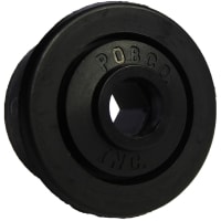 POBCO, Inc. Precision ABEC1 Bearing, ThermoPlastic Housing for 1-1/2in Sch 40 PVC, 7/16in HEX