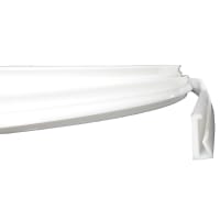 POBCO, Inc. Flat Bar Clip on Profile, White UHMW, 40 ft Coil, To Fit 1/4in Thick, 1in Wide w/Li